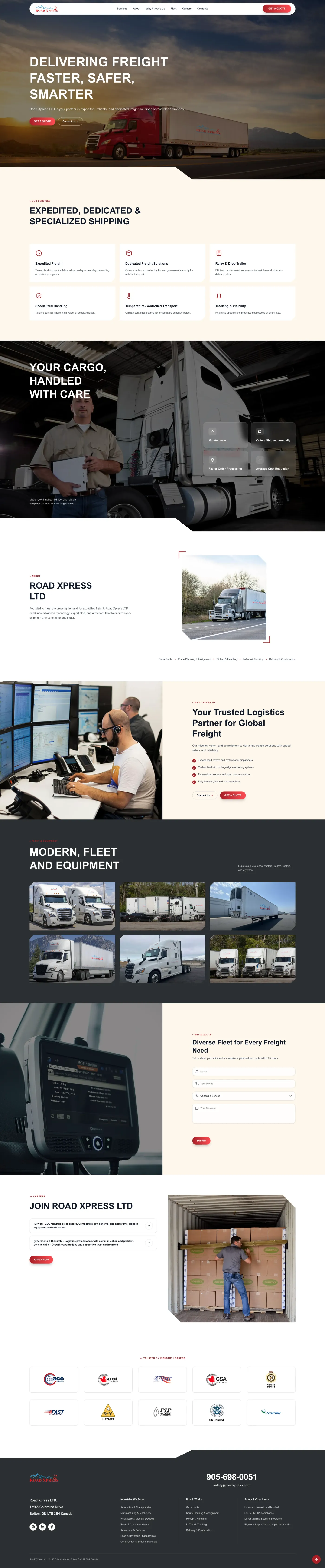 RoadXpress Ltd — live site